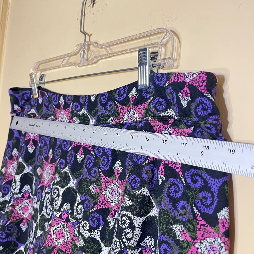 Tranquility by Colorado Clothing Purple and Pink Patterned Skirt - Picture 6 of 7